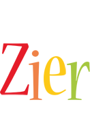 Zier birthday logo