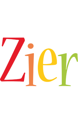 Zier birthday logo