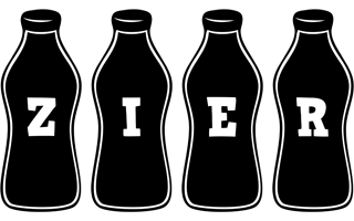 Zier bottle logo