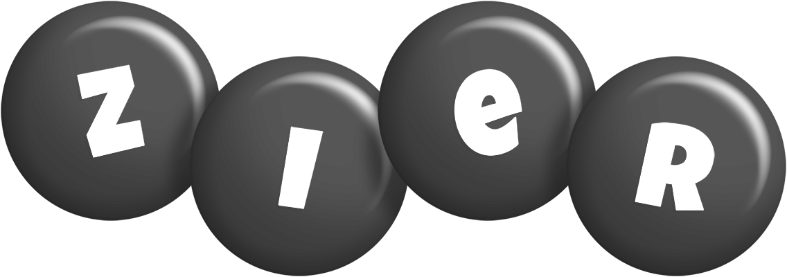 Zier candy-black logo