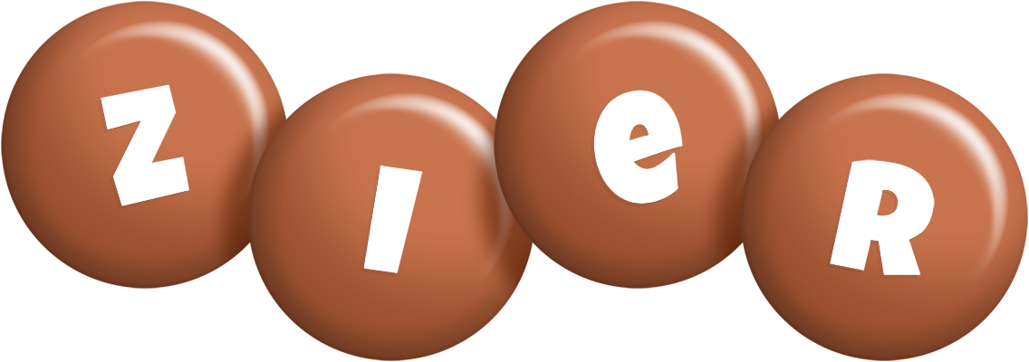 Zier candy-brown logo