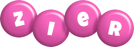 Zier candy-pink logo