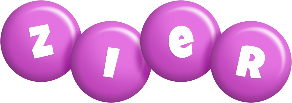 Zier candy-purple logo