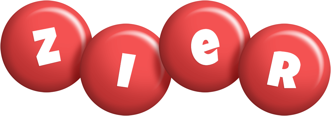 Zier candy-red logo