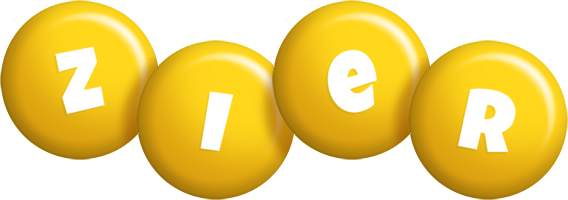 Zier candy-yellow logo