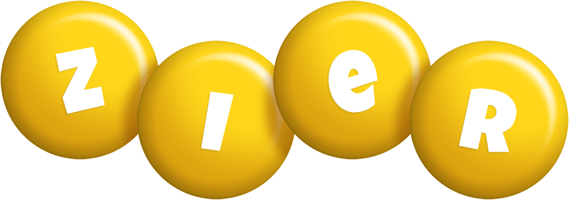 Zier candy-yellow logo