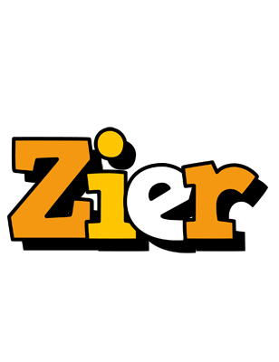 Zier cartoon logo
