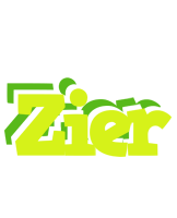 Zier citrus logo