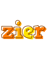 Zier desert logo