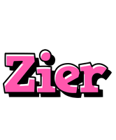 Zier girlish logo