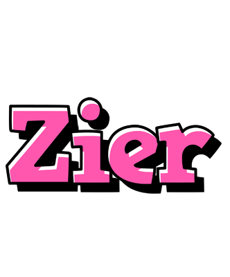 Zier girlish logo
