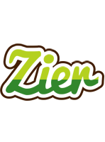 Zier golfing logo