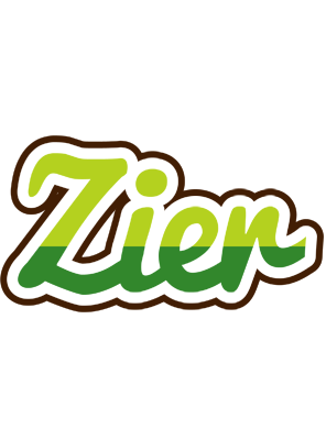 Zier golfing logo