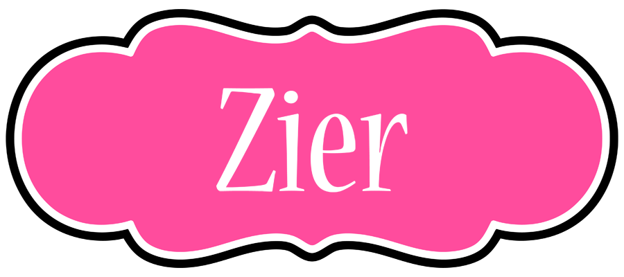 Zier invitation logo