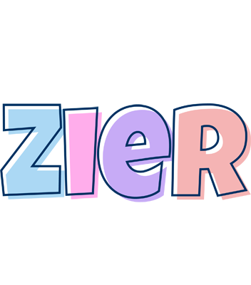 Zier pastel logo