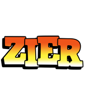 Zier sunset logo