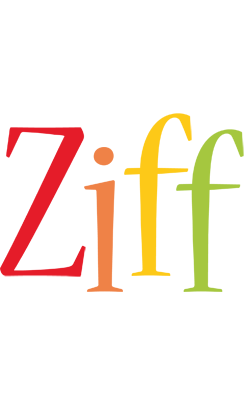 Ziff birthday logo