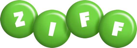 Ziff candy-green logo