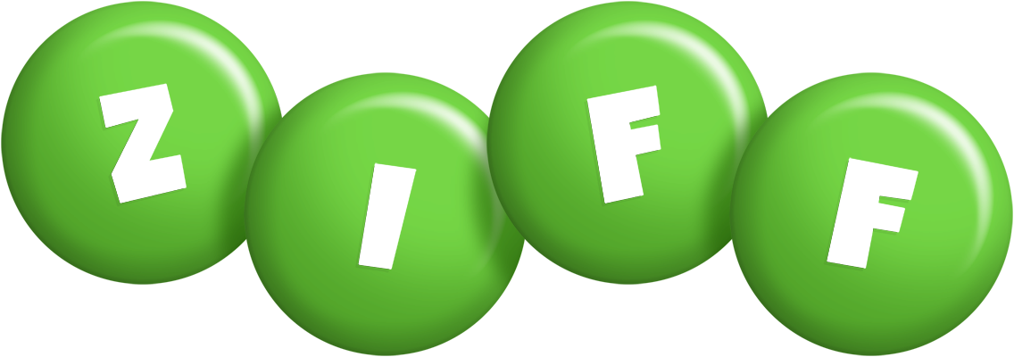 Ziff candy-green logo