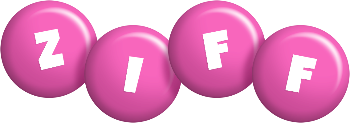 Ziff candy-pink logo