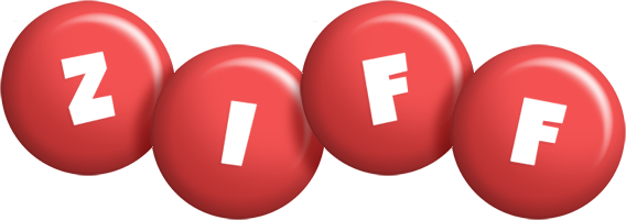 Ziff candy-red logo