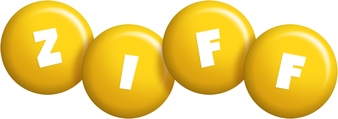 Ziff candy-yellow logo