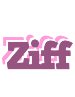 Ziff relaxing logo