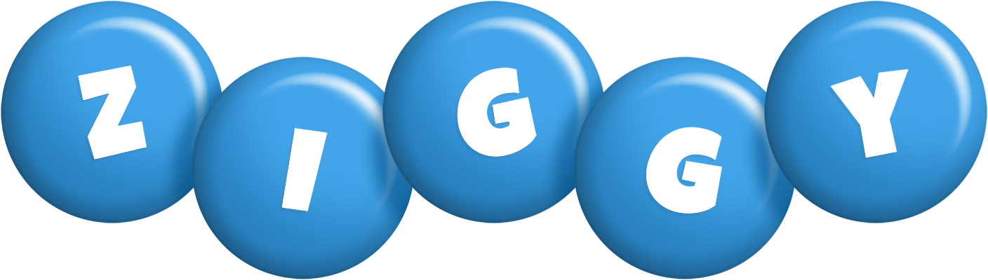 Ziggy candy-blue logo
