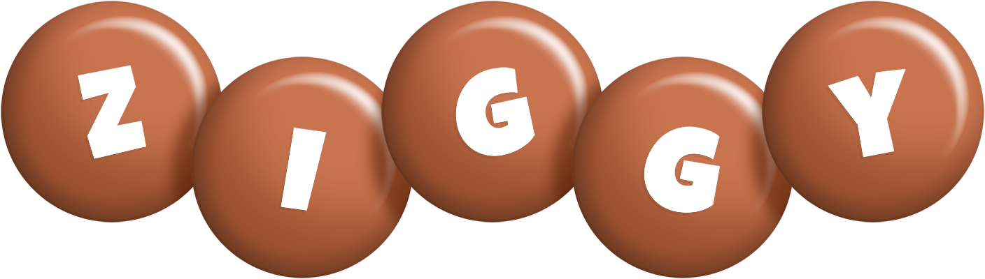 Ziggy candy-brown logo