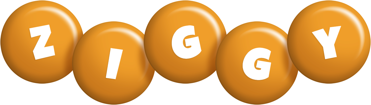 Ziggy candy-orange logo