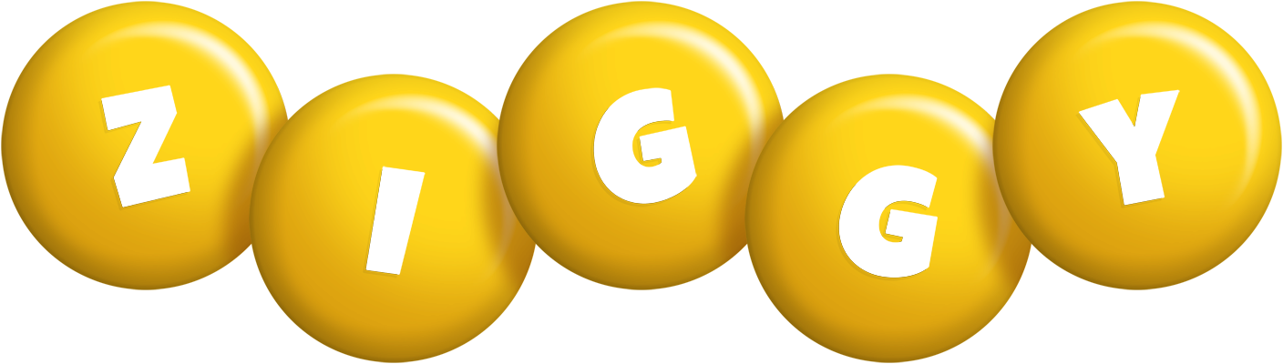 Ziggy candy-yellow logo