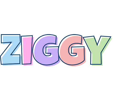 Ziggy pastel logo