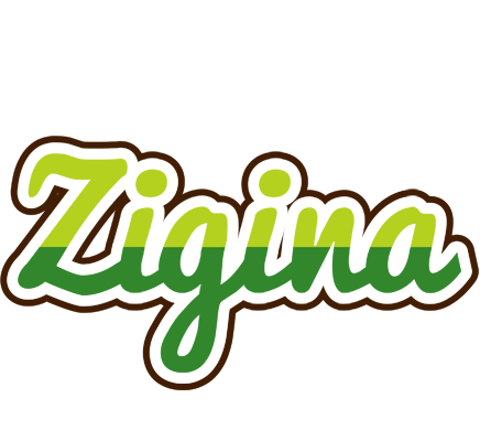 Zigina golfing logo