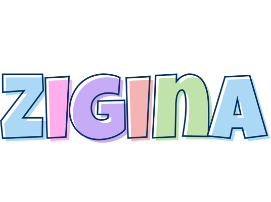 Zigina pastel logo