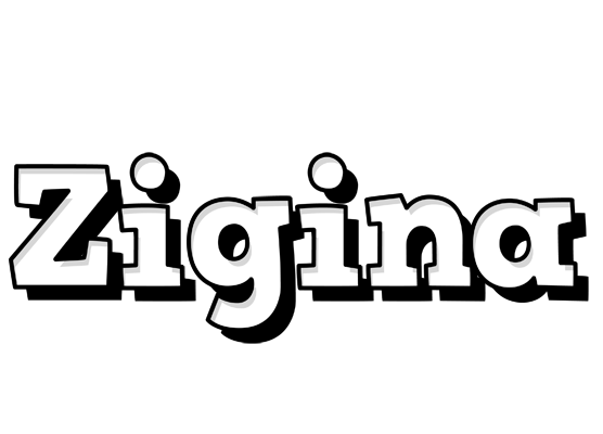 Zigina snowing logo