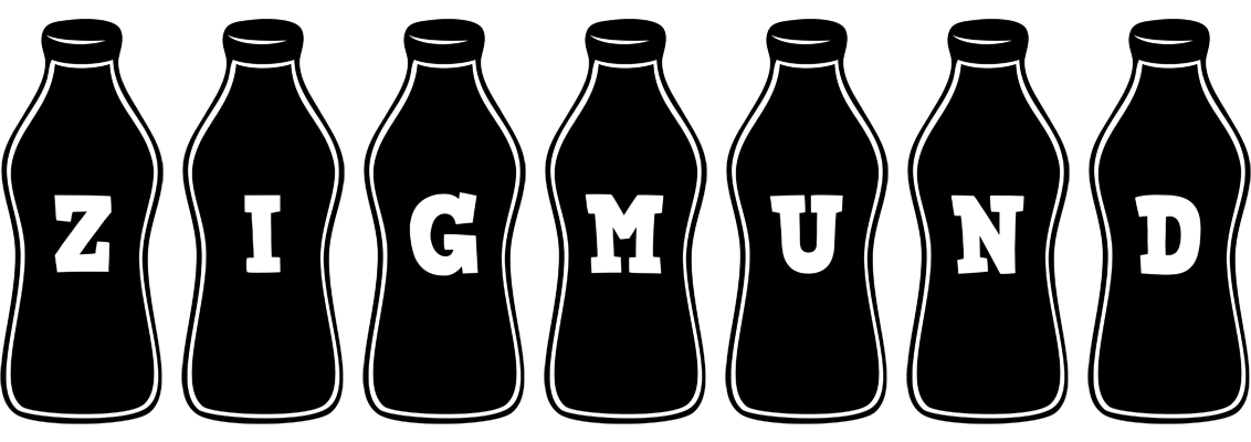 Zigmund bottle logo