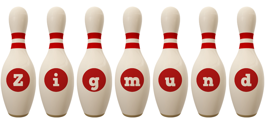 Zigmund bowling-pin logo