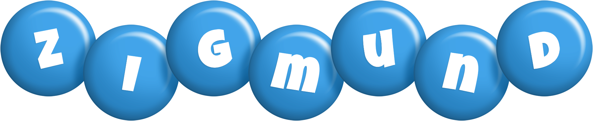 Zigmund candy-blue logo