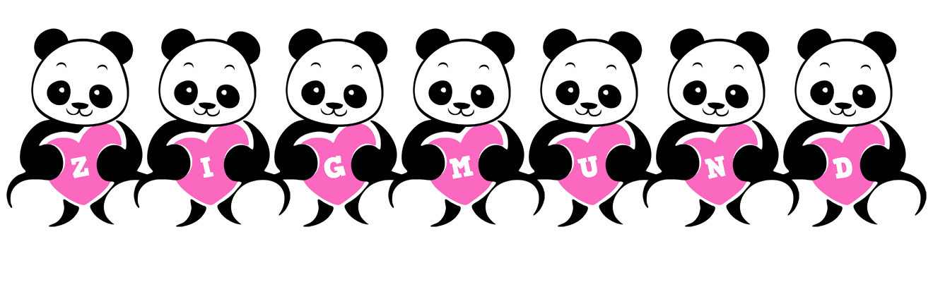 Zigmund love-panda logo