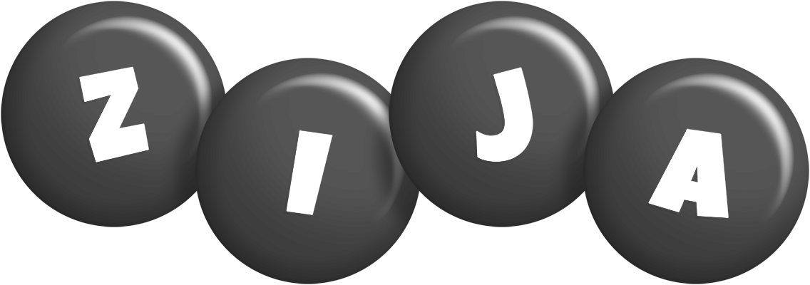 Zija candy-black logo