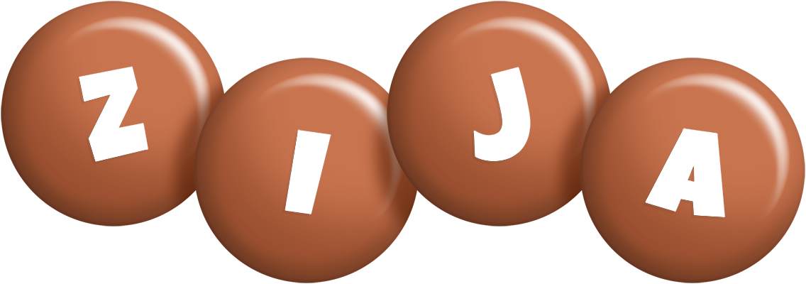 Zija candy-brown logo
