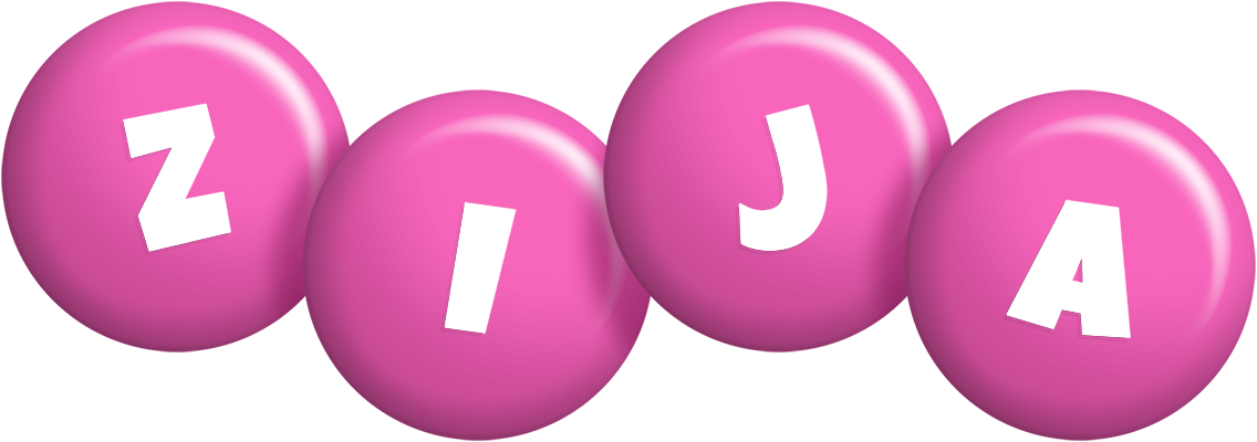 Zija candy-pink logo