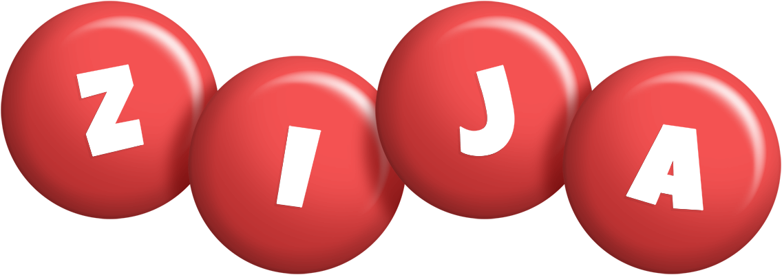 Zija candy-red logo