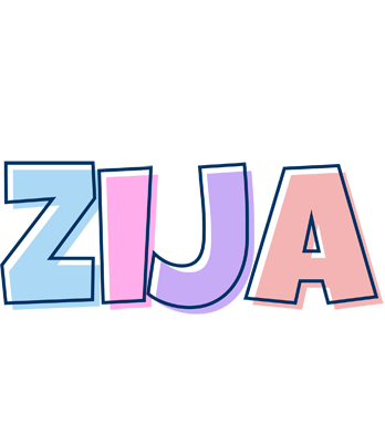 Zija pastel logo