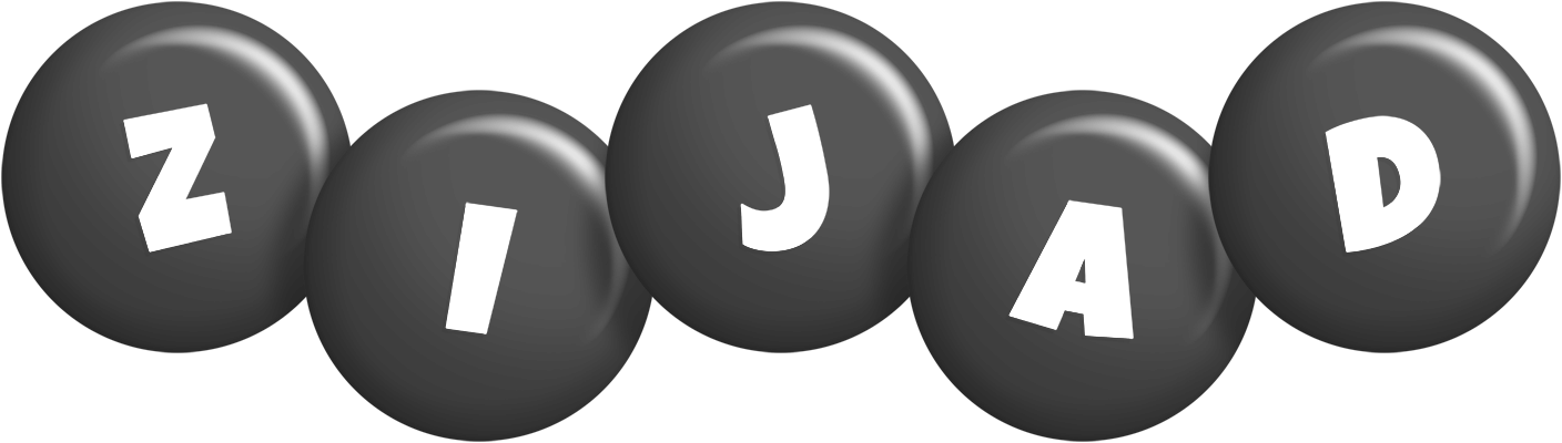 Zijad candy-black logo