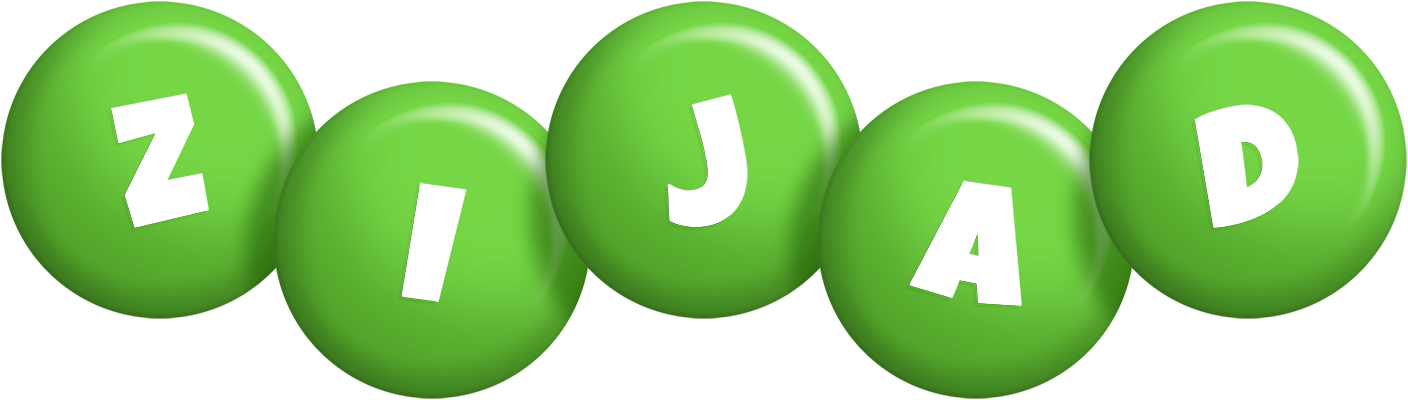 Zijad candy-green logo