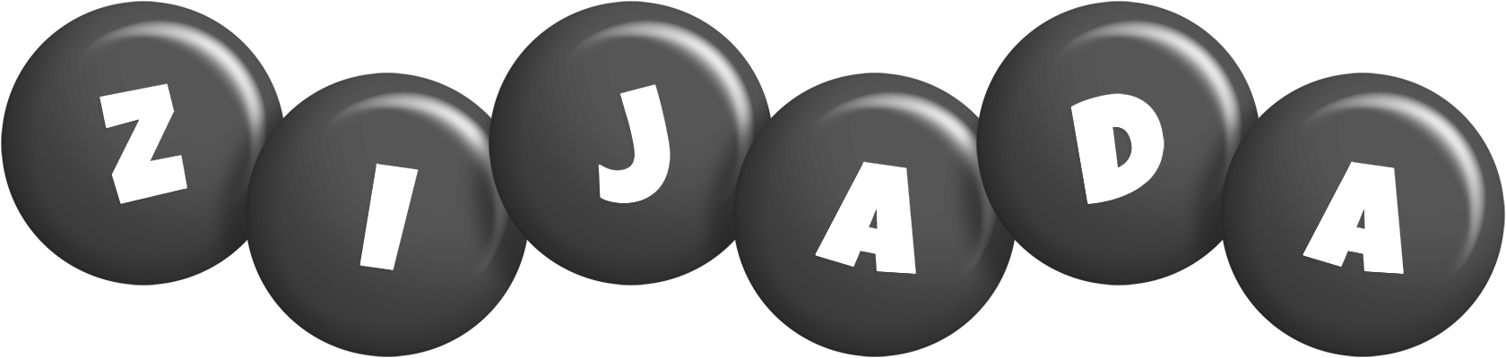 Zijada candy-black logo