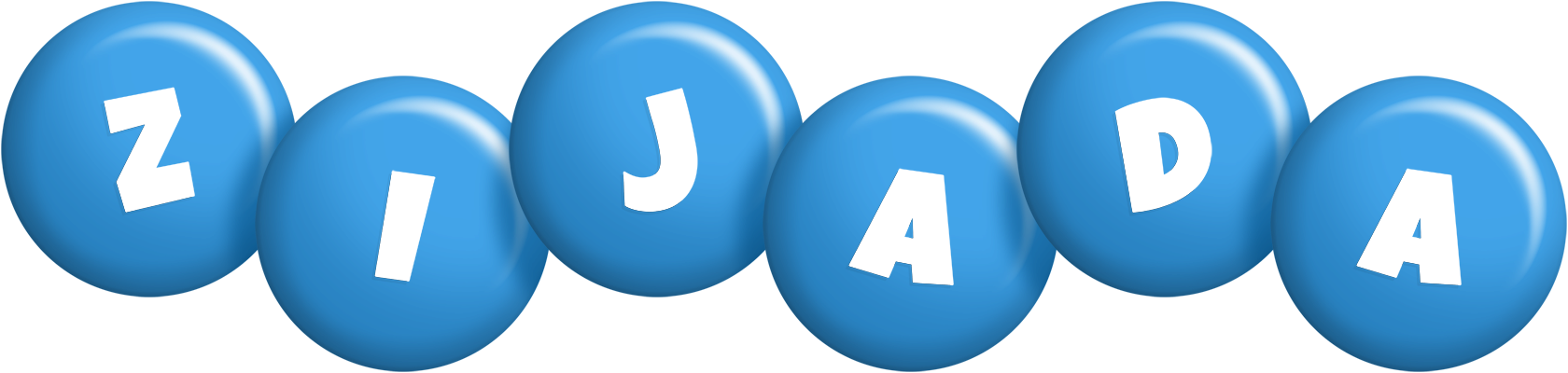 Zijada candy-blue logo