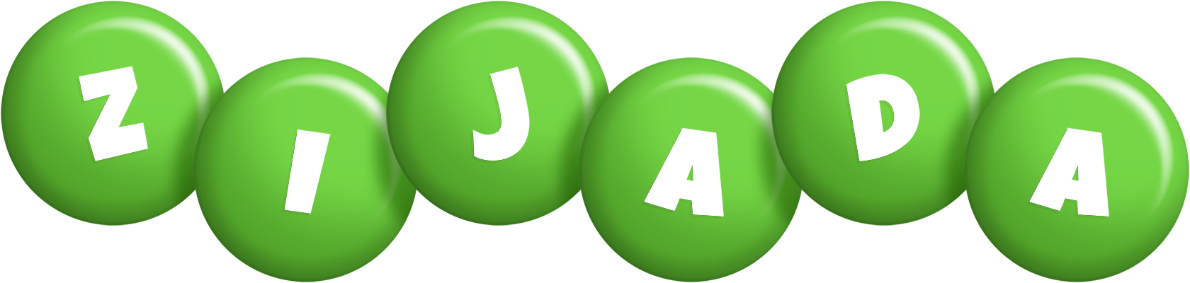 Zijada candy-green logo