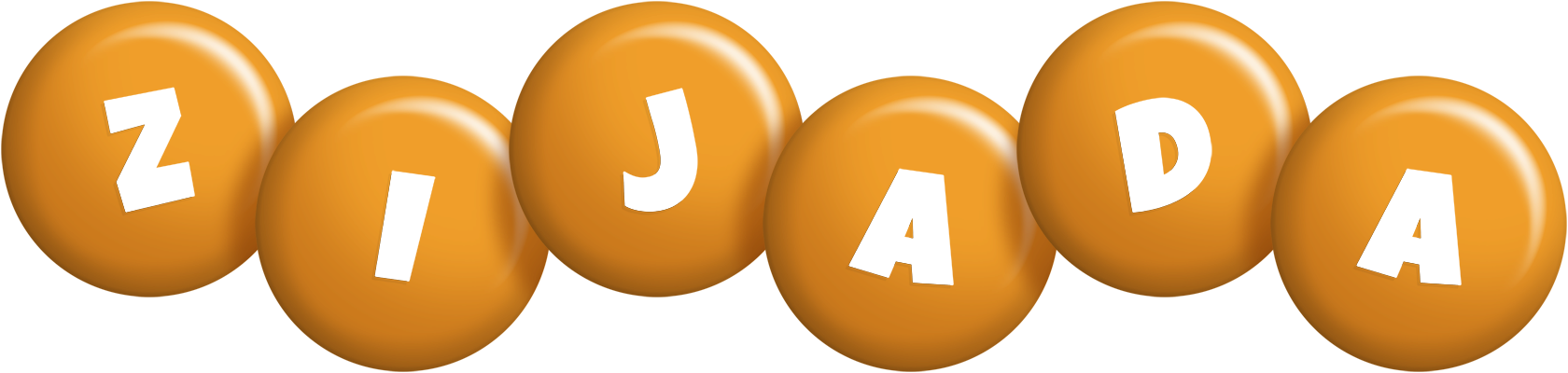 Zijada candy-orange logo